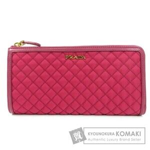 Prada Tessuto Quilted Long Wallet Nylon